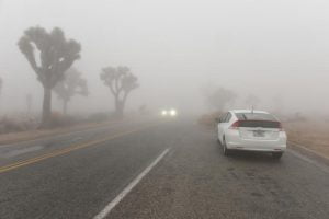 When Driving In Fog You Can See Better By ANSWERED DrivingYard   Car Driving Through Fog 300x200 